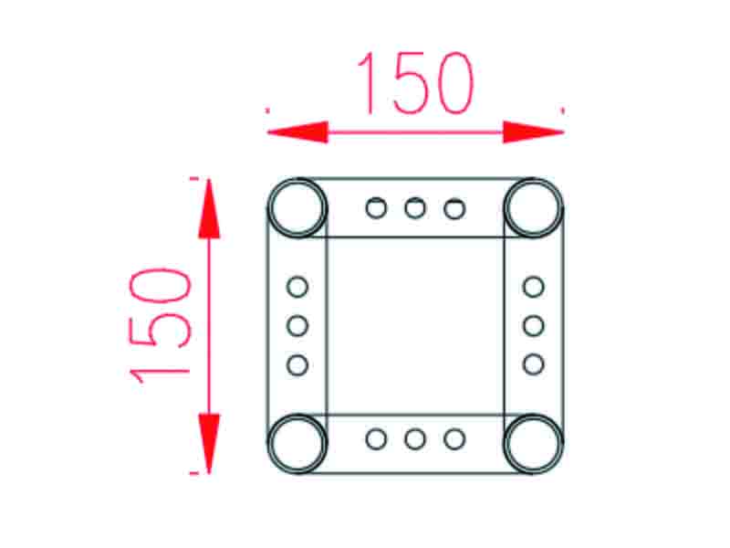 LS300 Straight truss,LS300 300mm Square